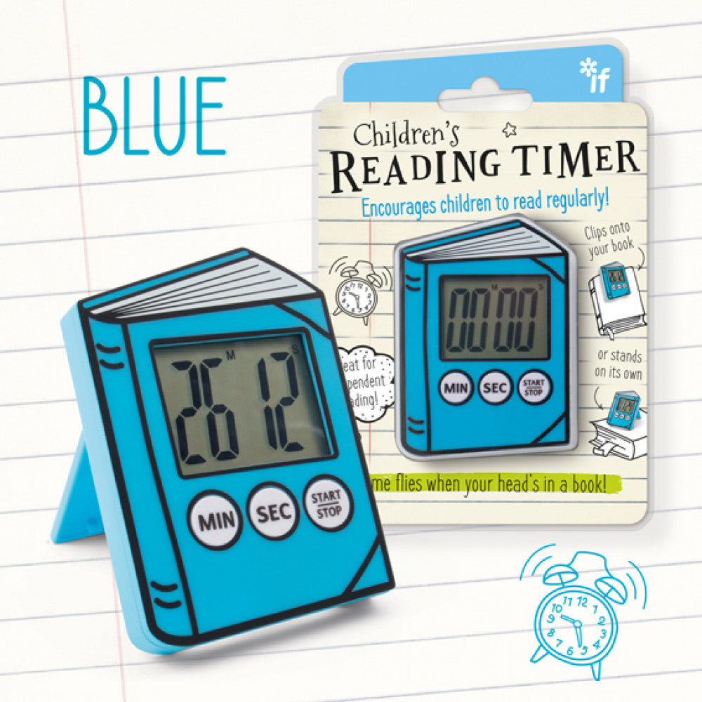 BLUE CHILDRENS READING TIMER STARTER PACK