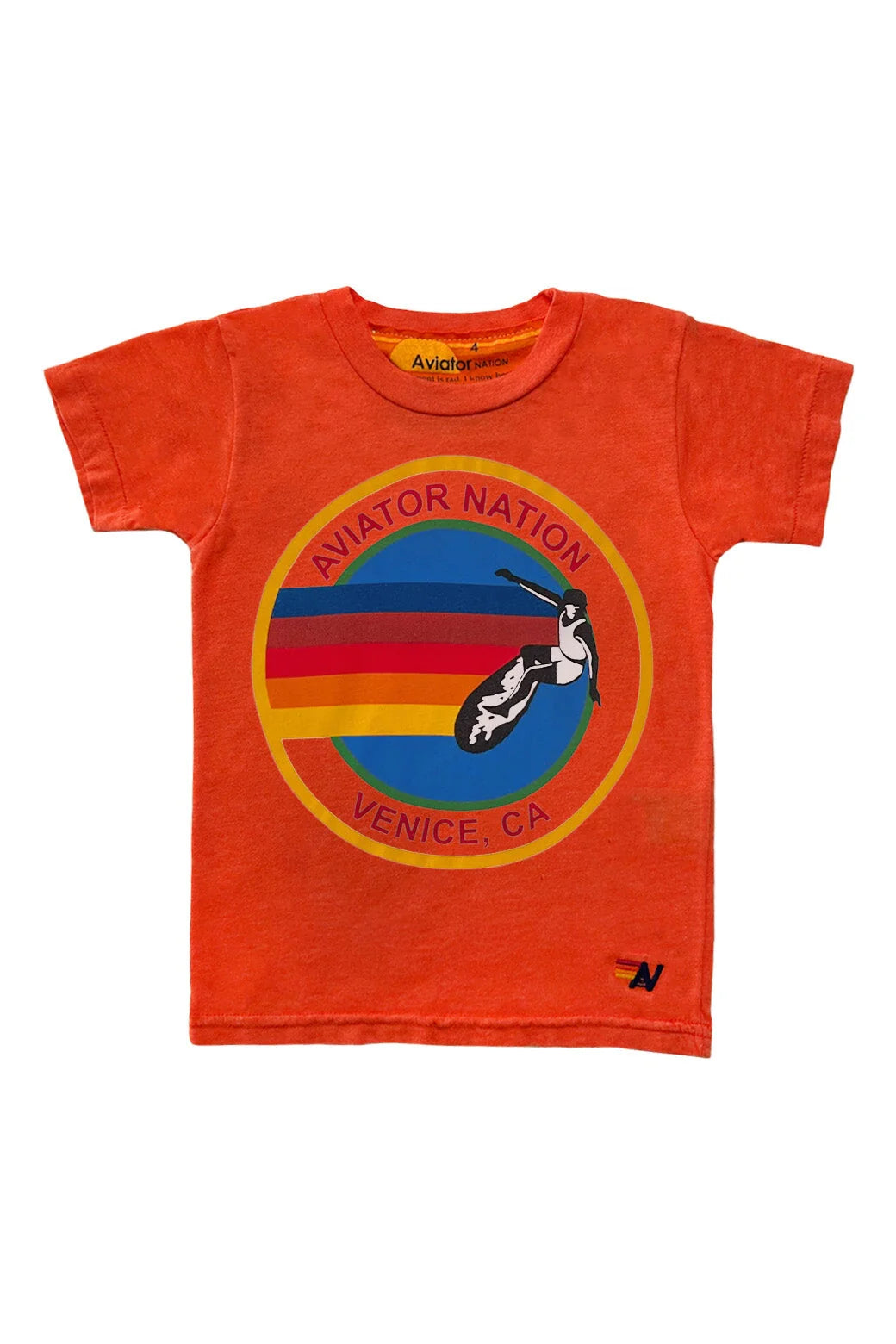 AVIATOR NATION KIDS TEE - ORANGE