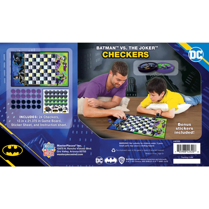 BATMAN VS JOKER CHECKERS