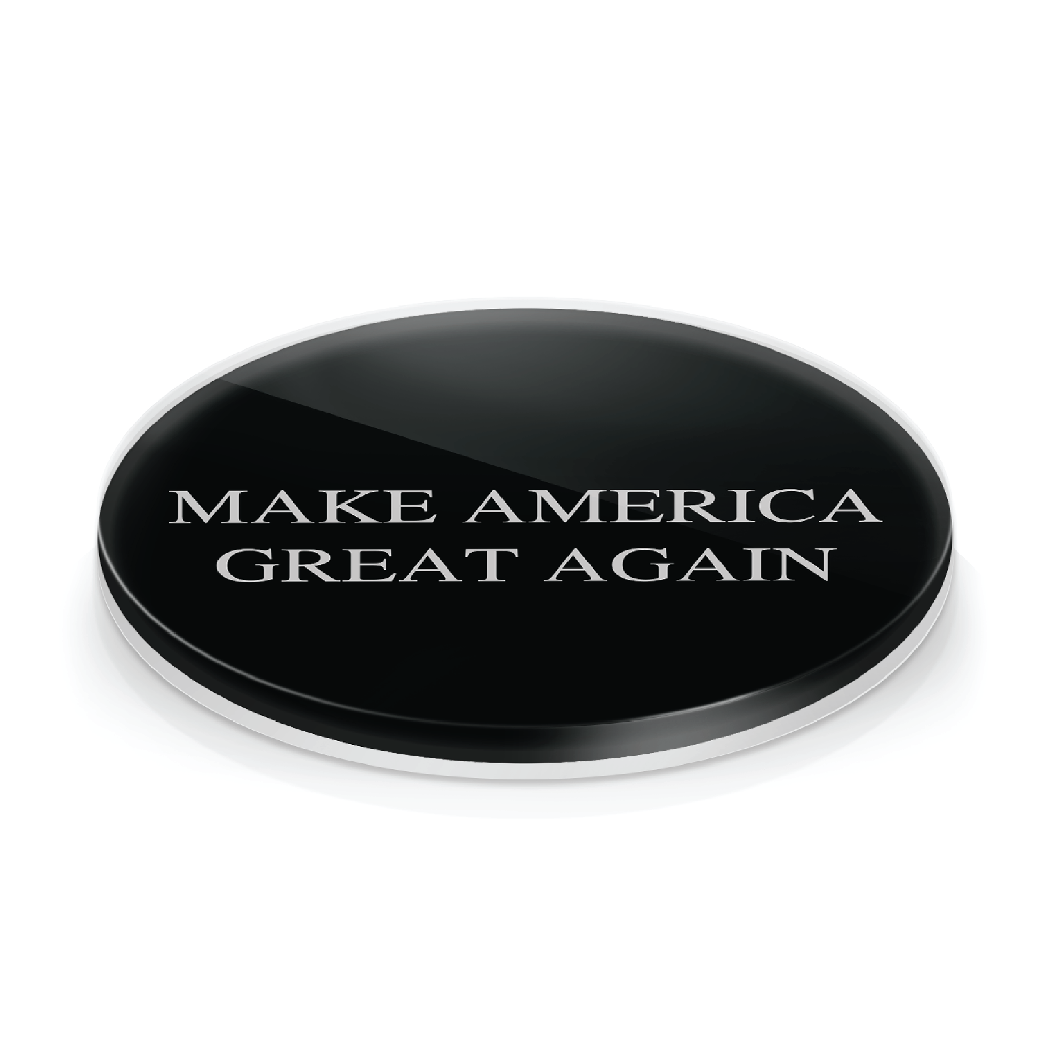 MAKE AMERICA GREAT AGAIN ACRYLIC COASTER - BLACK