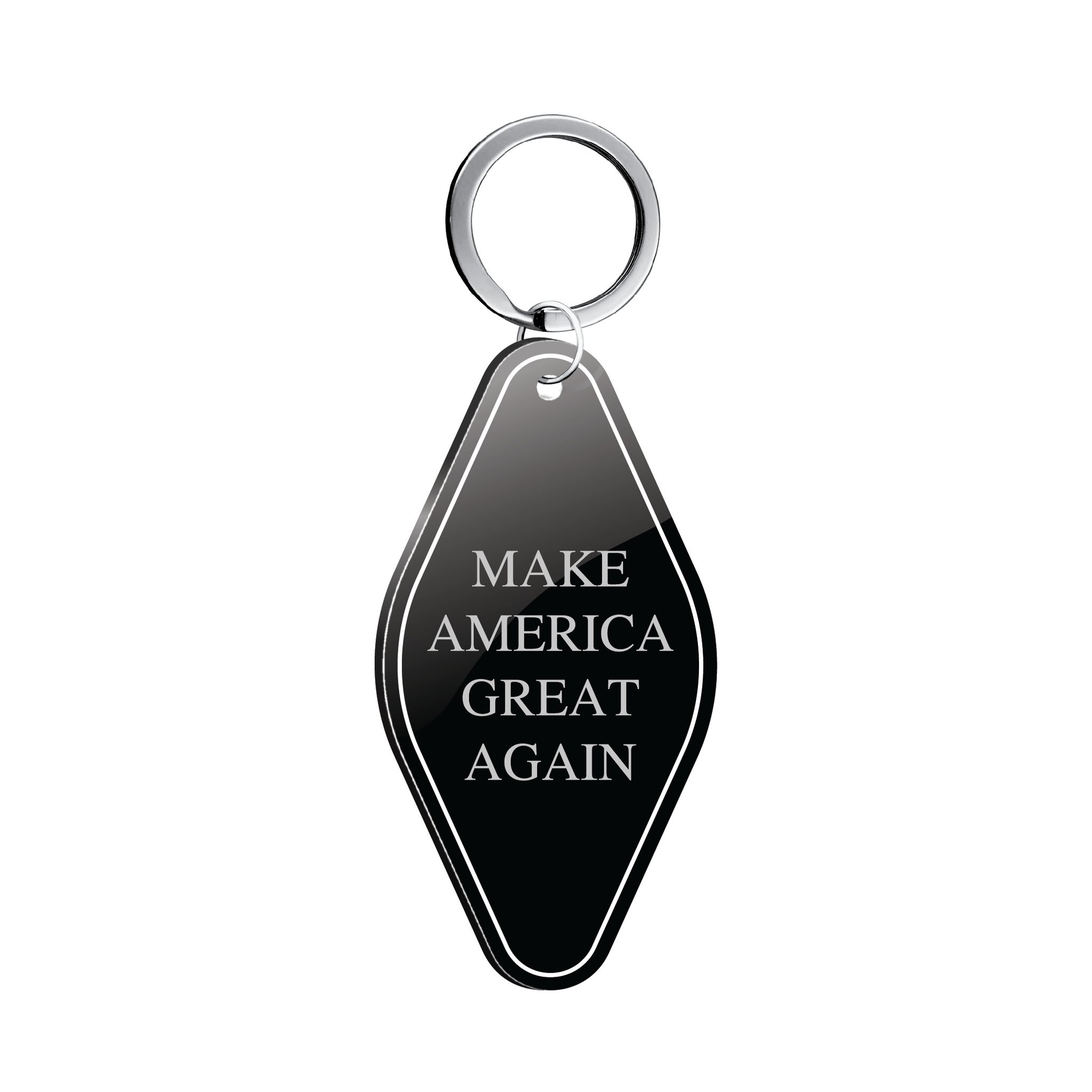 BLACK MAKE AMERICA GREAT AGAIN KEYCHAIN