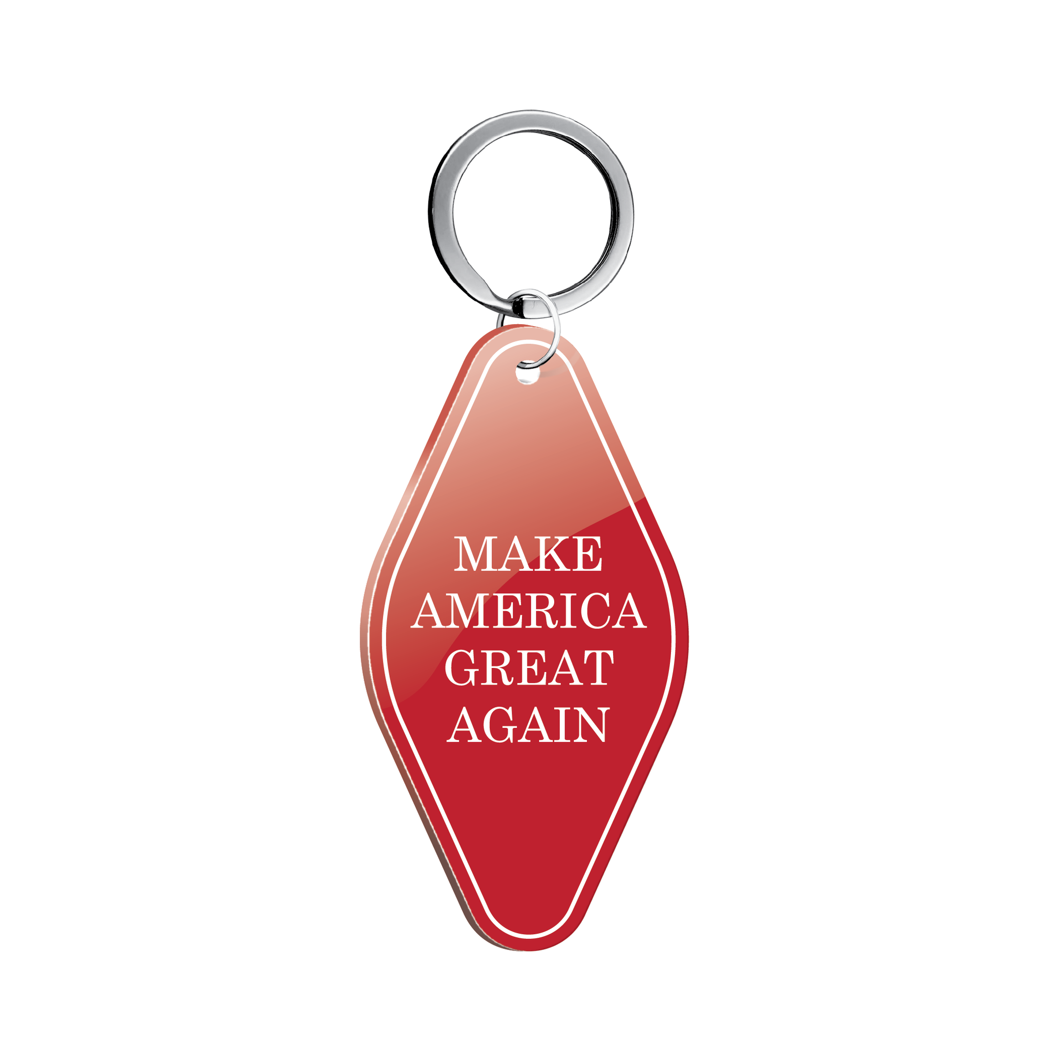 RED MAKE AMERICA GREAT AGAIN KEYCHAIN