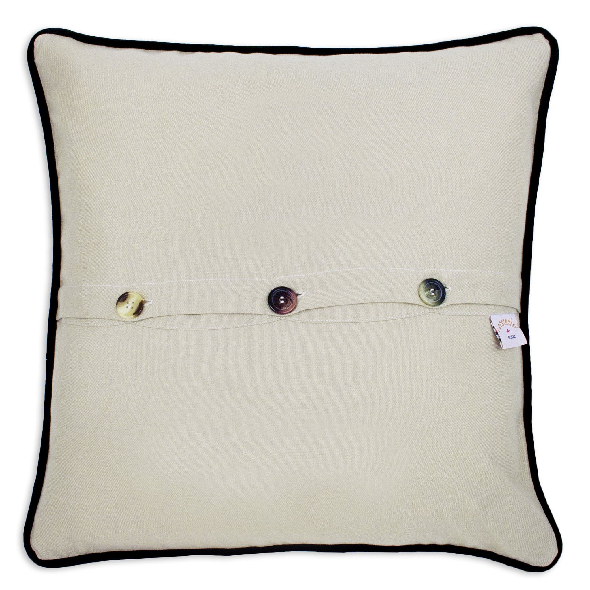 ISRAEL CATSTUDIO EMBROIDERED PILLOW