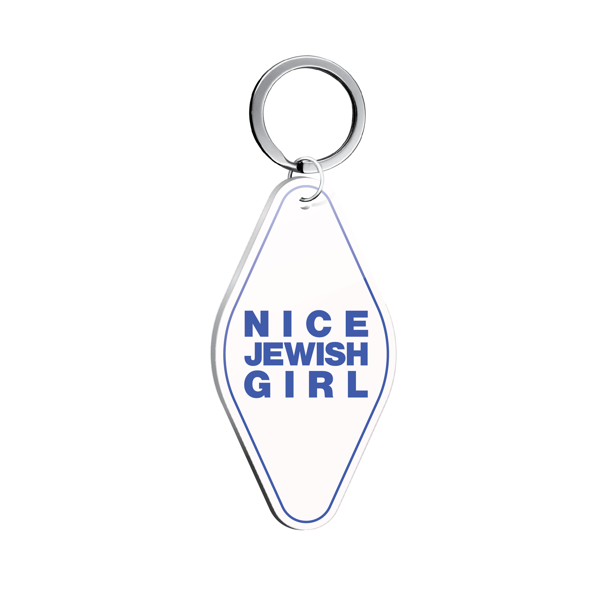 NICE JEWISH GIRL KEYCHAIN