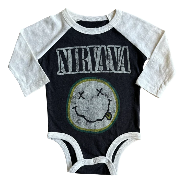 NIRVANA SMILEY ONESIE