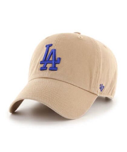 LOS ANGELES DODGERS KHAKI BLUE 47 CLEAN UP