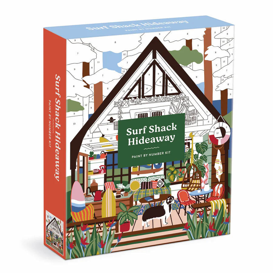 SURF SHACK HIDEAWAY PAINT BY NUMBER KIT