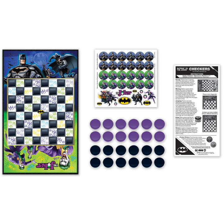 BATMAN VS JOKER CHECKERS