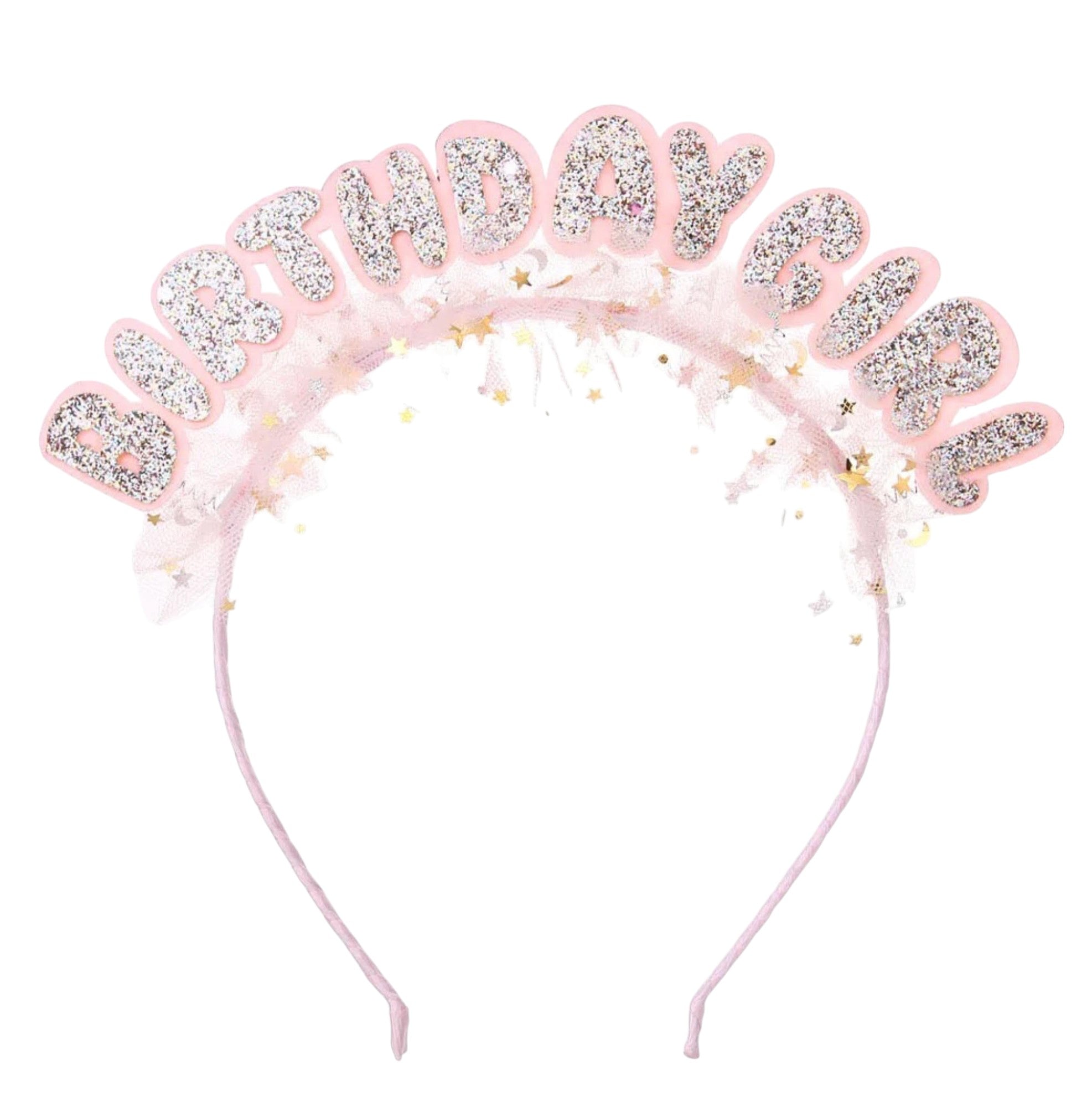 PINK BIRTHDAY GIRL HEADBAND