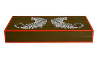 LEOPARD BACKGAMMON SET