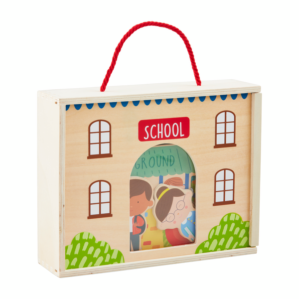 SCHOOL WOOD BOXED SET