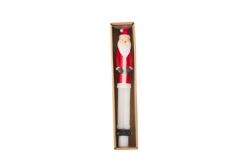 SANTA TAPER CANDLE