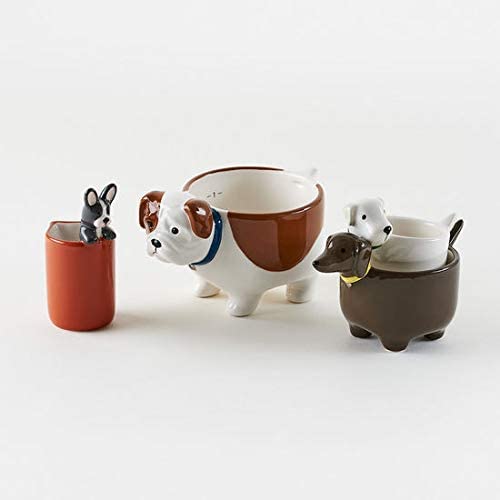 DOG CERAMIC MEASURING CUP