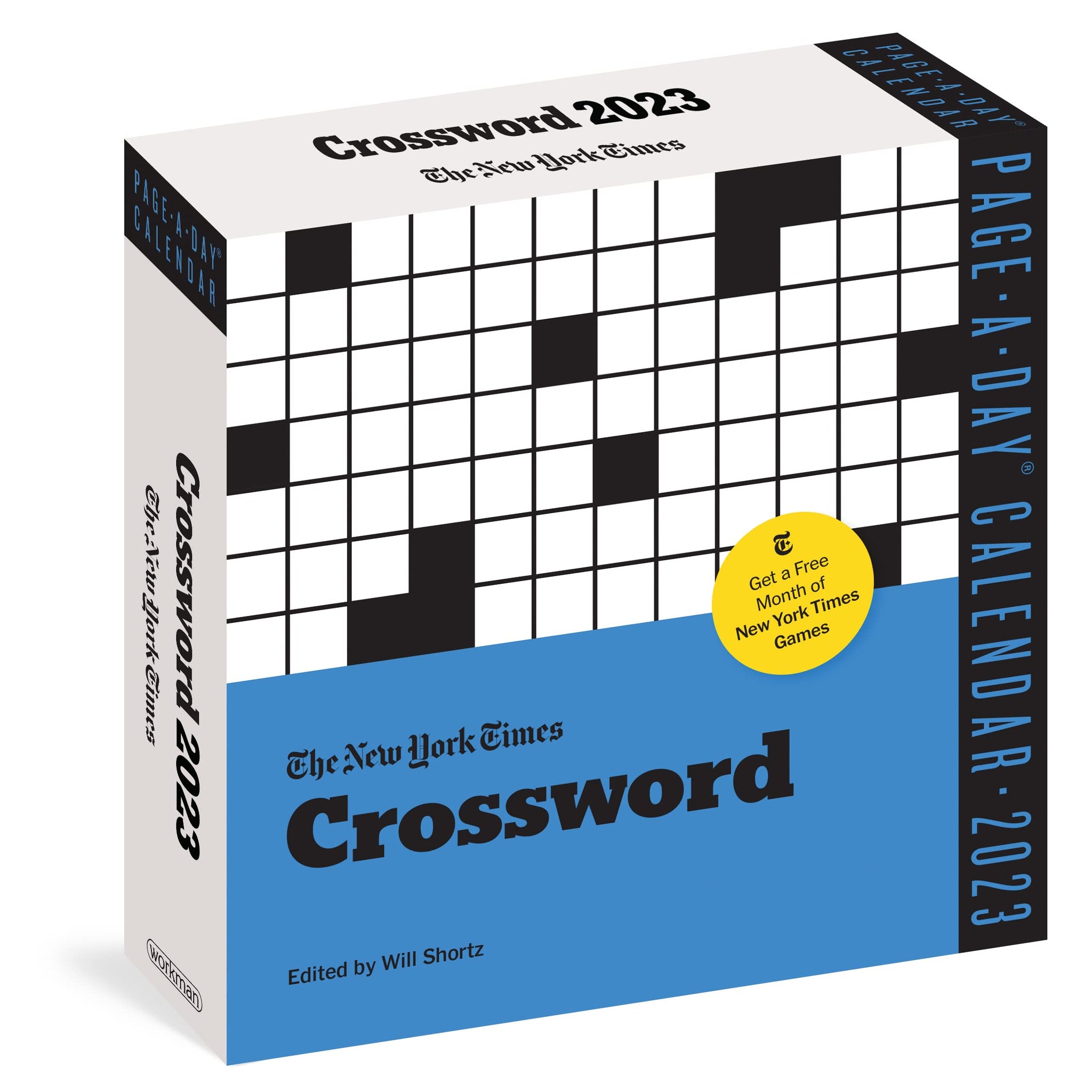 NEW YORK TIMES CROSSWORD PAGE CALENDAR Kitson LA