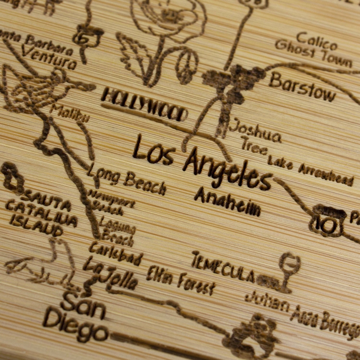 CA SLICE OF LIFE SERVING BOARD-TOTALLY BAMBOO-Kitson LA