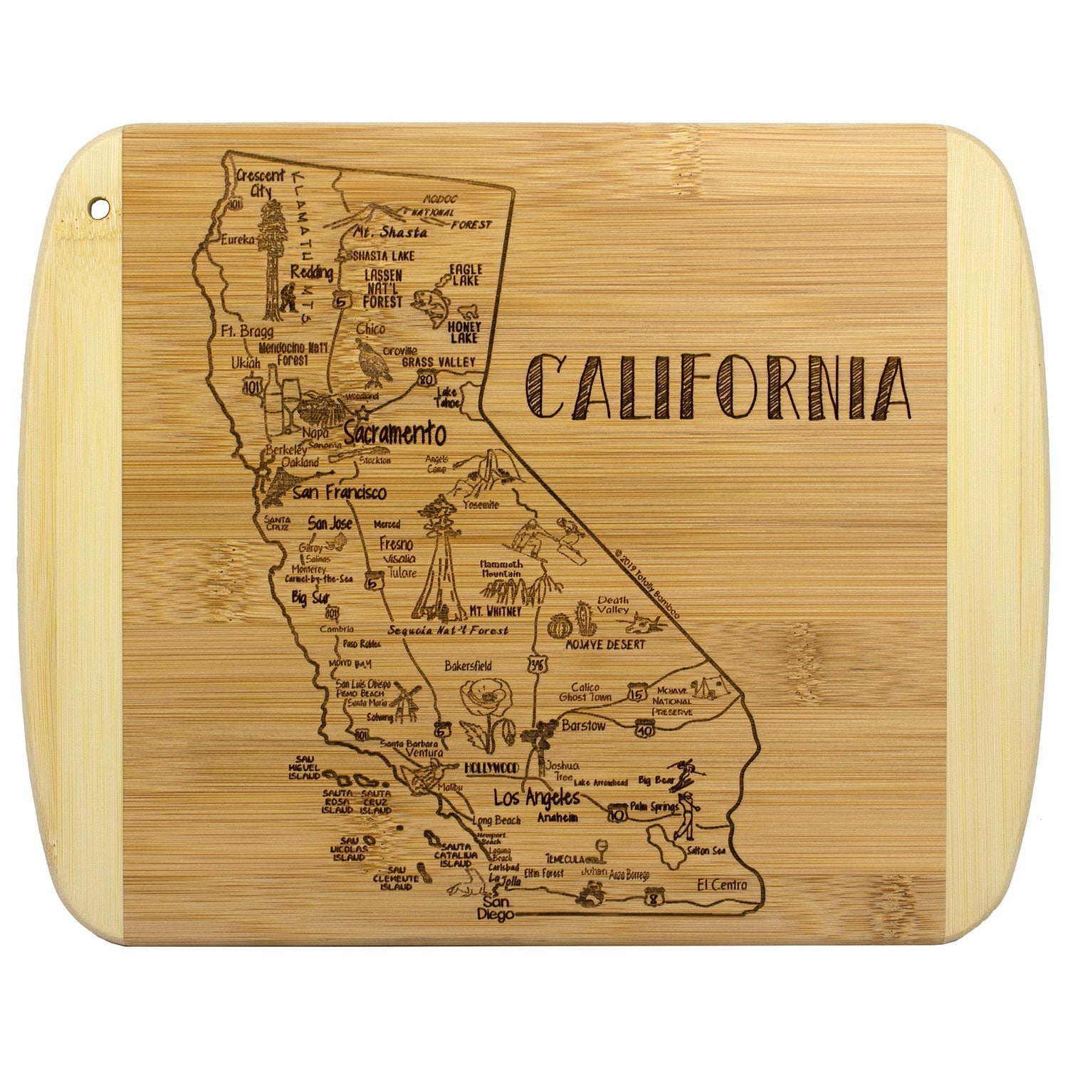 CA SLICE OF LIFE SERVING BOARD-TOTALLY BAMBOO-Kitson LA