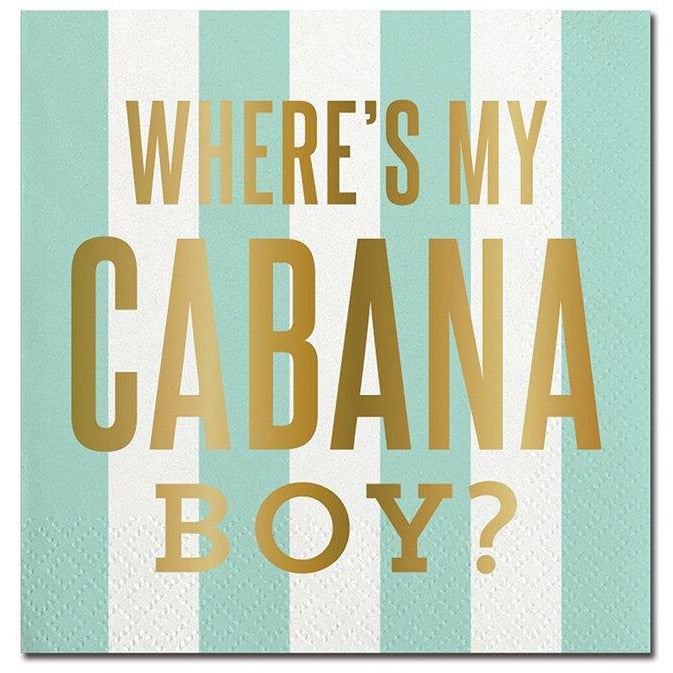 CABANA BOY 20CT NAPKINS-SLANT COLLECTIONS-Kitson LA