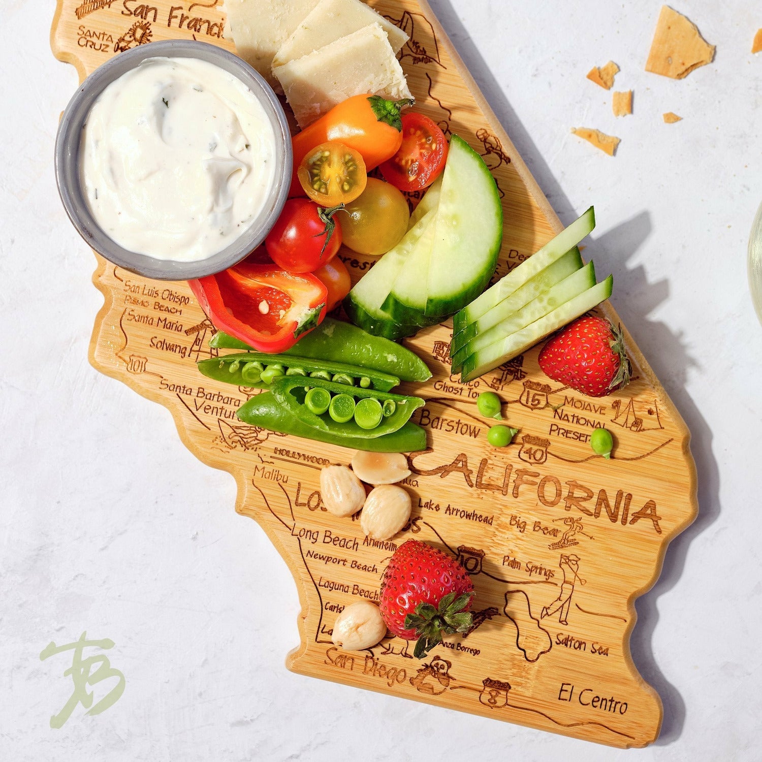 CALIFORNIA DESTINATION SERVING BOARD-TOTALLY BAMBOO-Kitson LA