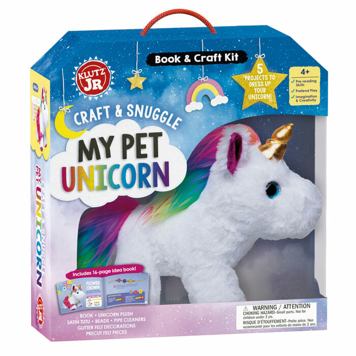 CRAFT & SNUGGLE: MY PET UNICORN-KLUTZ-Kitson LA