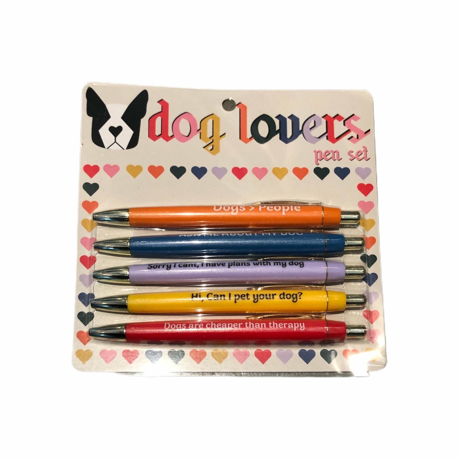 DOG LOVERS PEN SET-FUN CLUB-Kitson LA