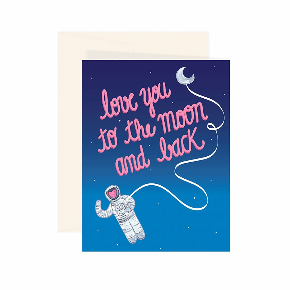 LOVE YOU TO THE MOON AND BACK CARD-PAIGE & WILLOW-Kitson LA