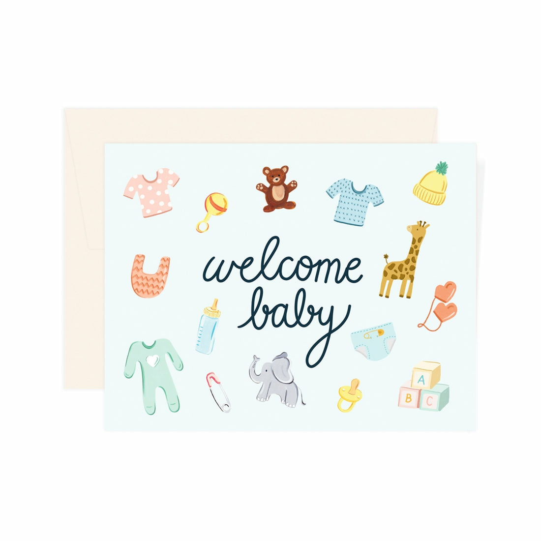 WELCOME BABY CARD-PAIGE & WILLOW-Kitson LA