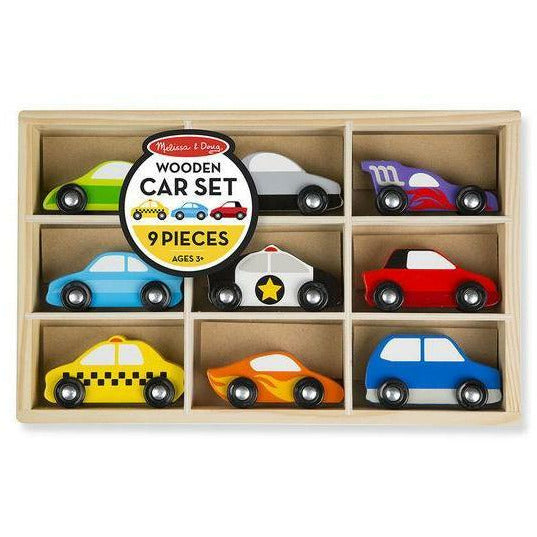 WOODEN CARS SET-MELISSA & DOUG-Kitson LA